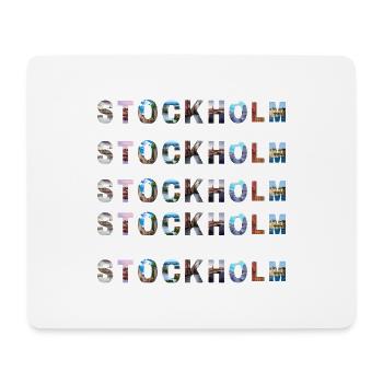 Stockholm - Mousepad (Querformat) - Weiß - Vorne