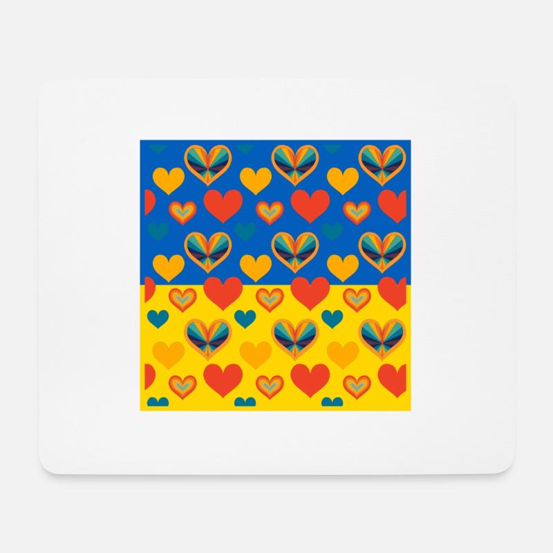 Ukraine - Mousepad (Querformat) - Weiß