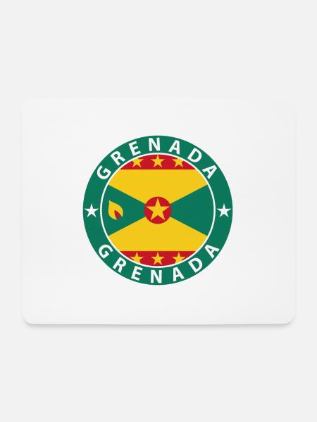 Grenada - Mousepad (Querformat) - Weiß