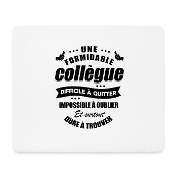 MEILLEURE COLLÈGUE IMPOSSIBLE À OUBLIER - Tapis de souris (format paysage) - blanc - Devant