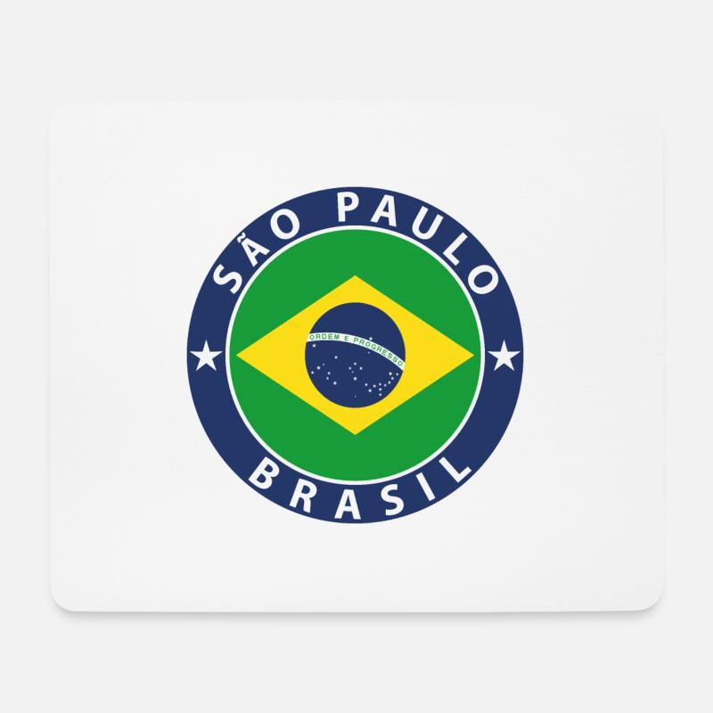Sao Paulo - Tapis de souris (format paysage) - blanc