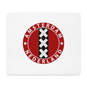 Amsterdam - Mousepad (Querformat) - Weiß - Vorne