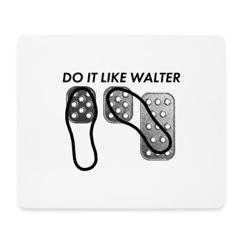 Pedale Rallye - Mousepad (Querformat) - Weiß - Vorne