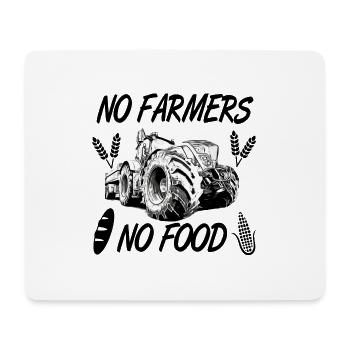 Traktor - Mousepad (Querformat) - Weiß - Vorne