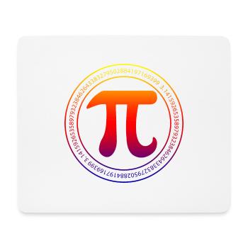 Pi 3,14 Pi Nombre Symbole Math Science cadeau - Tapis de souris (format paysage) - blanc - Devant