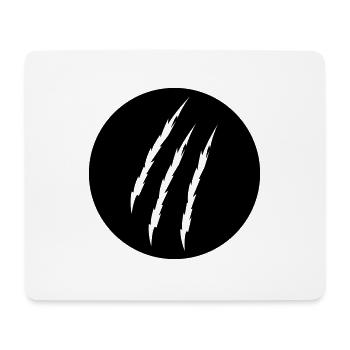 Krallen - Mousepad (Querformat) - Weiß - Vorne