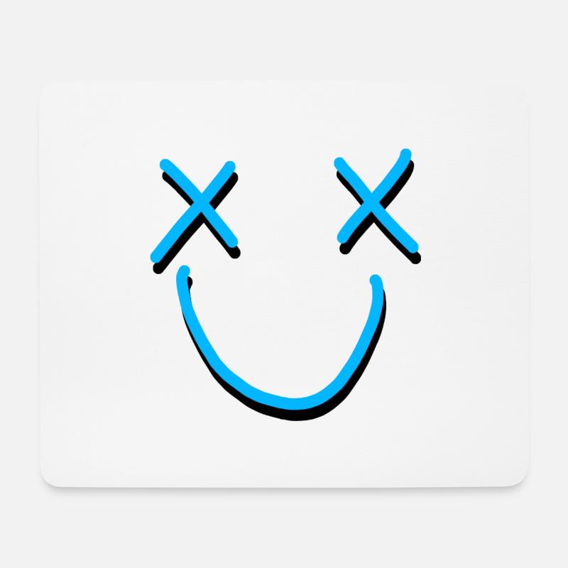 LouiSmiley - Mousepad (Querformat) - Weiß