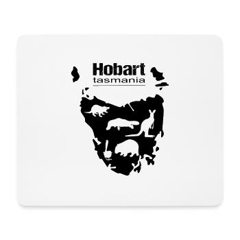 Hobart - Tasmania Animals - Mouse Pad (horizontal) - white - Front