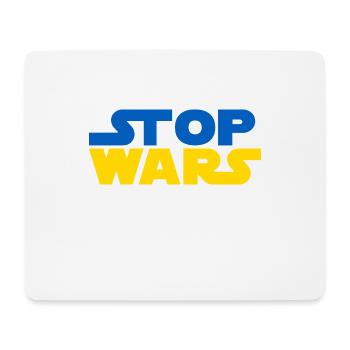 Star Stop Wars - Je suis avec l’Ukraine - Tapis de souris (format paysage) - blanc - Devant