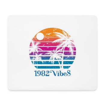 1982 Geburtstag - Mousepad (Querformat) - Weiß - Vorne