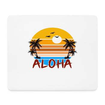 Aloha Sommer - Mousepad (Querformat) - Weiß - Vorne