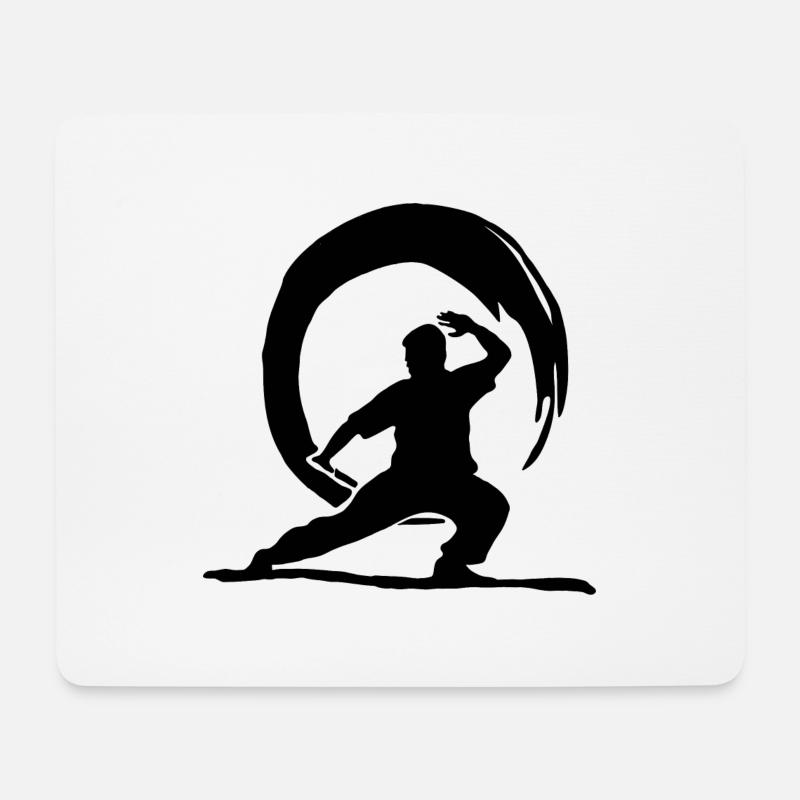 Hapkido Aikido Judo Kampfkunst Tai Chi Kampfsport - Mousepad (Querformat) - Weiß
