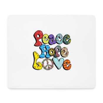Conception de l’amour peace hope - Tapis de souris (format paysage) - blanc - Devant