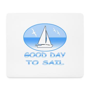 Segeln - Mousepad (Querformat) - Weiß - Vorne