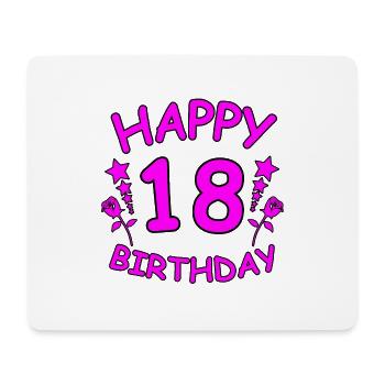 Geburtstag - Mousepad (Querformat) - Weiß - Vorne