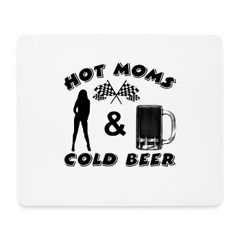 Bière - Tapis de souris (format paysage) - blanc - Devant