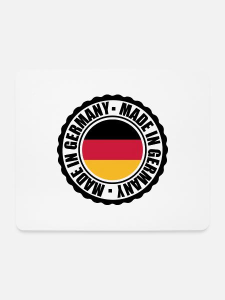 Made in Germany - Mouse Pad (horizontal) - white