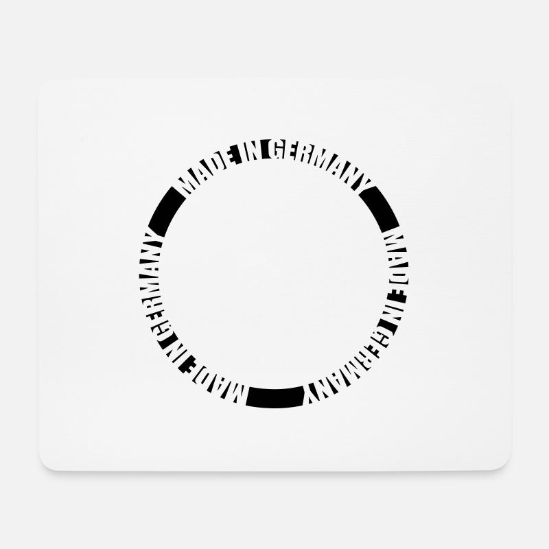 Made in Germany - Mousepad (Querformat) - Weiß