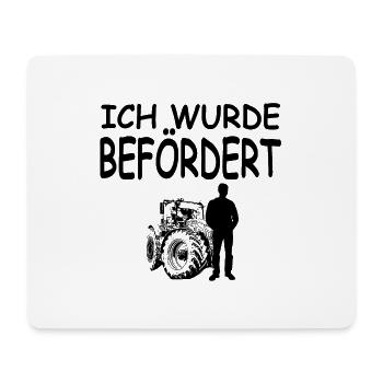 Traktor - Mousepad (Querformat) - Weiß - Vorne