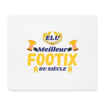 Elu meilleur footix du siècle - Tapis de souris (format paysage) - blanc - Devant