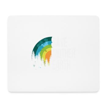 Save Mother Earth Naturschutz Umweltschutz - Mousepad (Querformat) - Weiß - Vorne