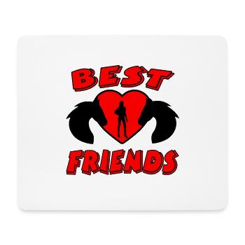 Horse - Mouse Pad (horizontal) - white - Front