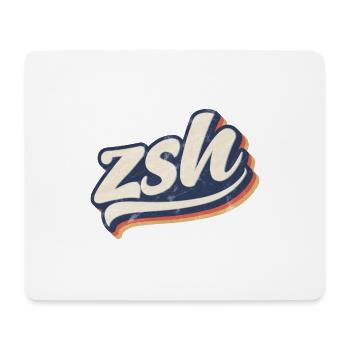 zsh | zshell | Z shell - Mouse Pad (horizontal) - white - Front