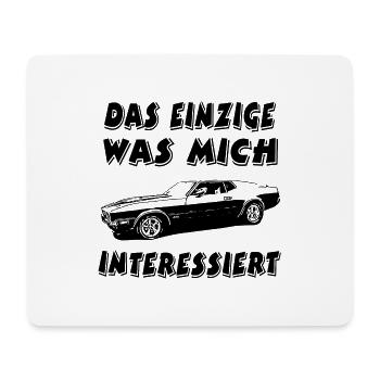 Auto - Mousepad (Querformat) - Weiß - Vorne
