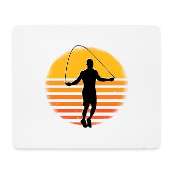 Rope jumper - Mousepad (Querformat) - Weiß - Vorne