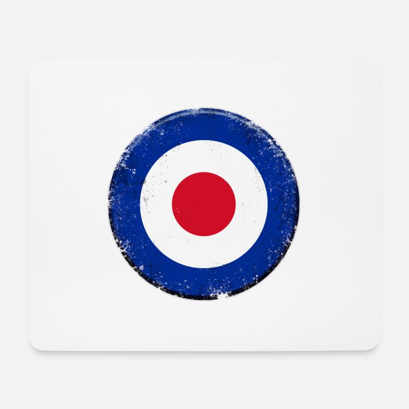 ROYAL AIR FORCE SYMBOL - Mouse Pad (horizontal) - white