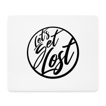 Lets Get Lost - Mouse Pad (horizontal) - white - Front