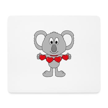 KOALA - TIER - LIEBE - LOVE - KINDER - BABY - Mousepad (Querformat) - Weiß - Vorne