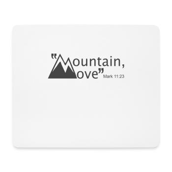 Christian Design Mountain Move Markus 11 Vers 23 - Mousepad (Querformat) - Weiß - Vorne