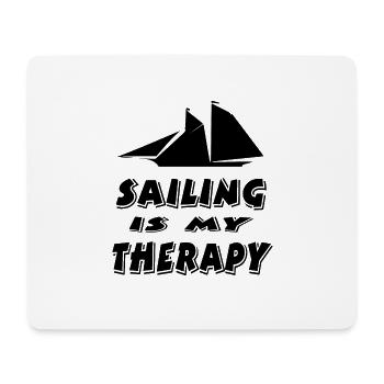 Sail - Mouse Pad (horizontal) - white - Front