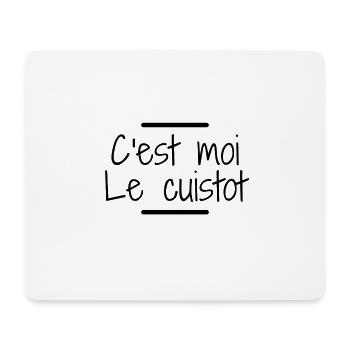C'EST MOI LE CUISTOT - Tapis de souris (format paysage) - blanc - Devant
