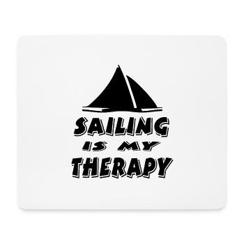 Sail - Mouse Pad (horizontal) - white - Front