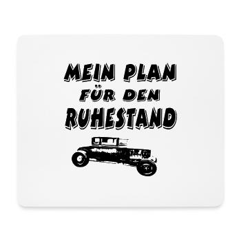 Auto - Mousepad (Querformat) - Weiß - Vorne