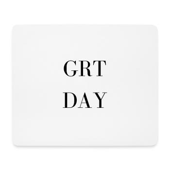 GREAT DAY! - Mousepad (Querformat) - Weiß - Vorne