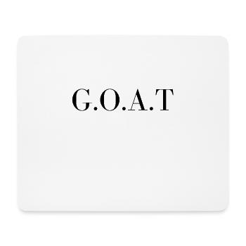 Greatest of all Time - Mousepad (Querformat) - Weiß - Vorne