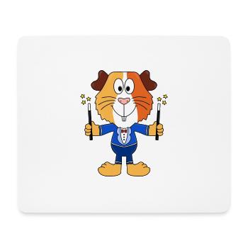 ZAUBERER - ZAUBERN - MAGIER - MEERSCHWEINCHEN - Mousepad (Querformat) - Weiß - Vorne