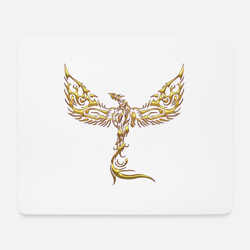 Aigles-Aigles-Aigles-Aigles-Oiseau-Oiseau - Tapis de souris (format paysage) - blanc