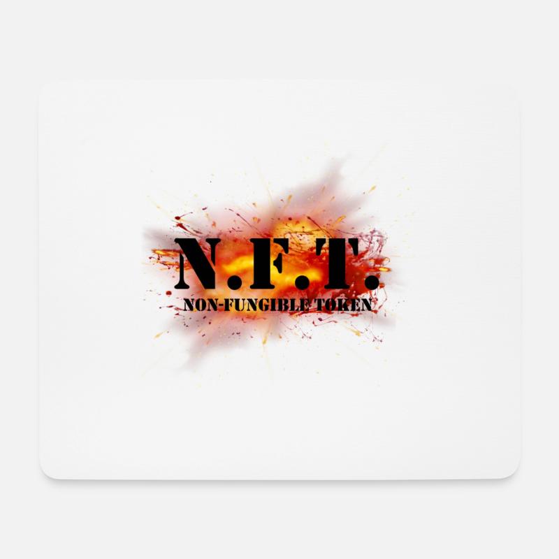 Nft-explosion I - Mouse Pad (horizontal) - white