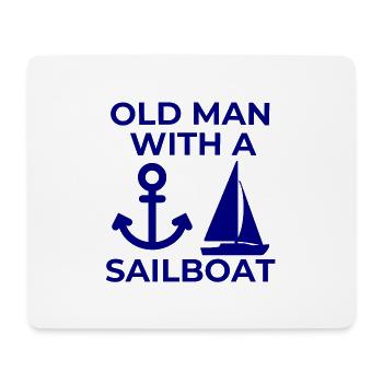 Sail - Mouse Pad (horizontal) - white - Front