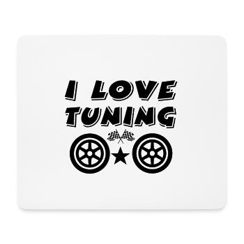 Auto - Mousepad (Querformat) - Weiß - Vorne