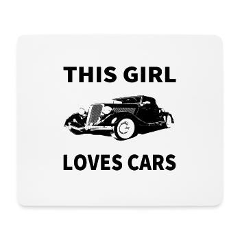 Auto - Mousepad (Querformat) - Weiß - Vorne