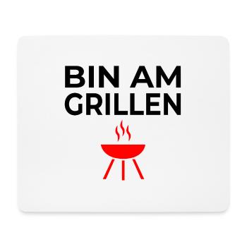 Grillen - Mousepad (Querformat) - Weiß - Vorne