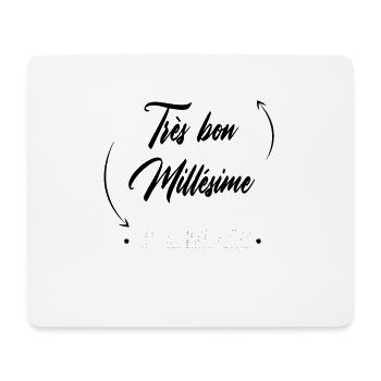 Très bon millésime - Tapis de souris (format paysage) - blanc - Devant