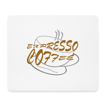 EXPRESSO COFFEE - Tapis de souris (format paysage) - blanc - Devant