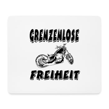 Motorrad - Mousepad (Querformat) - Weiß - Vorne