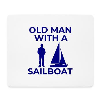 Sail - Mouse Pad (horizontal) - white - Front